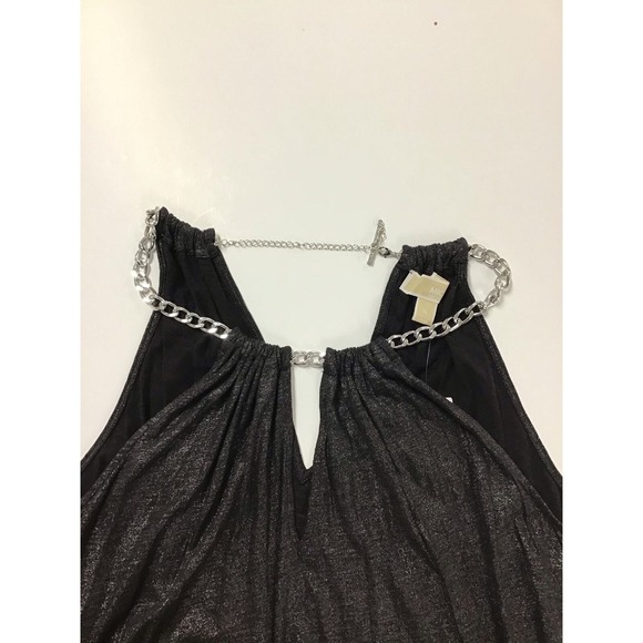 Michael Kors Black and Silver Womens Size Extra Large Dress - Picture 3 of 15